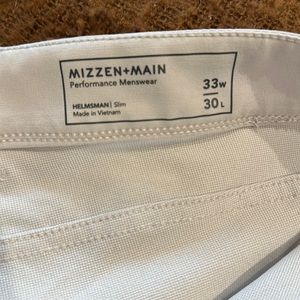 Mizzen and Main helmsman slim pant 33 waist 30 inseam